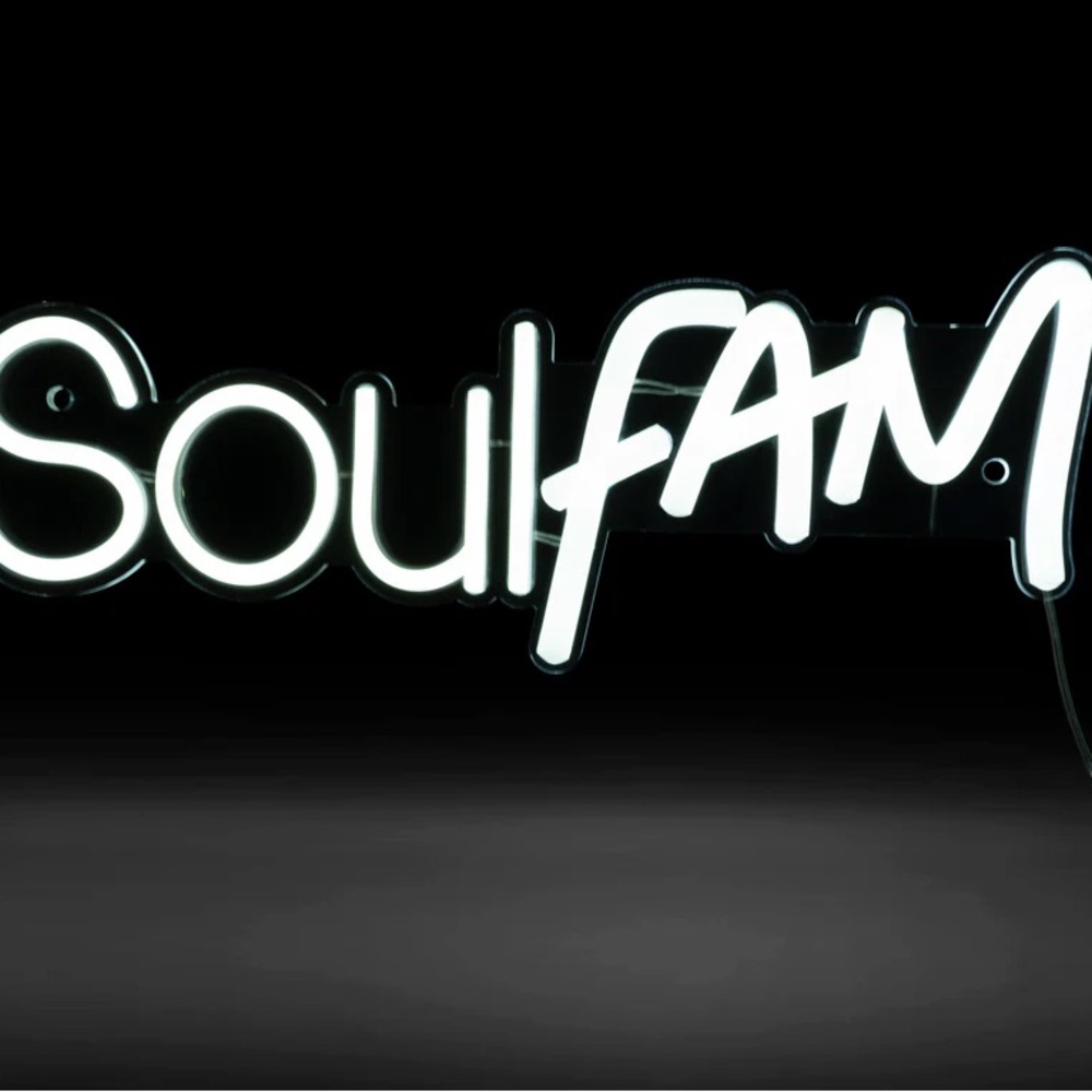 SoulCycle Neon Sign in White